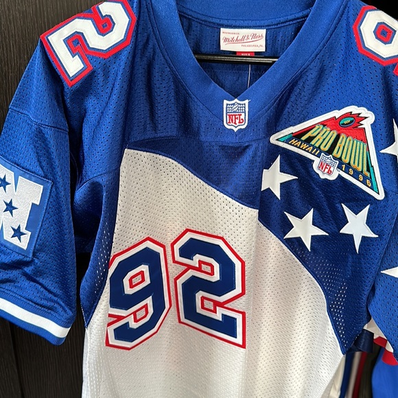 Reggie White NFC Mitchell & Ness 1995 NFL Pro Bowl Authentic Jersey - White/Blue - Picture 6 of 8